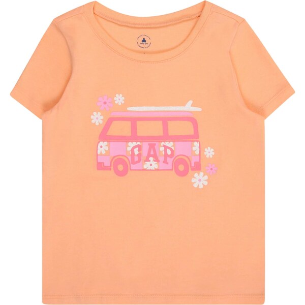 GAP Tričko marhuľová / ružová / svetloružová / biela 64255776