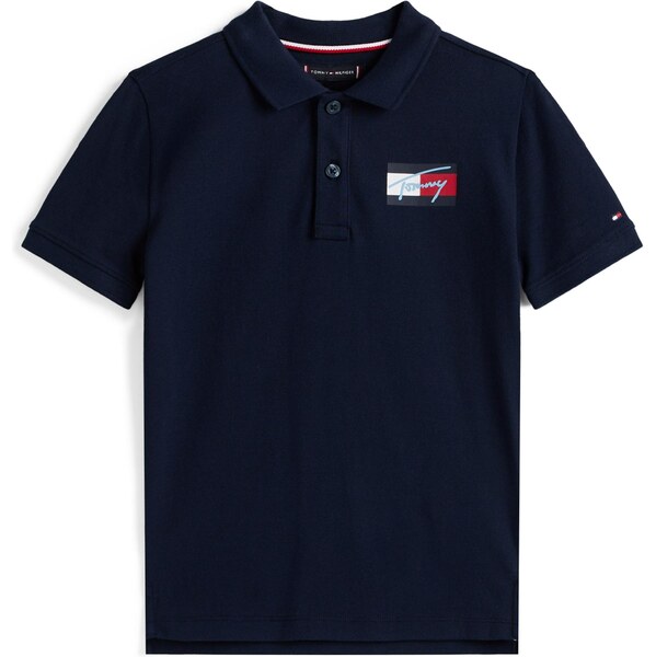 TOMMY HILFIGER Tričko námornícka modrá / svetlomodrá / rubínová / 64255785