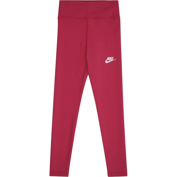 Nike Sportswear Legíny CLSSC tmavoružová / biela 64501050