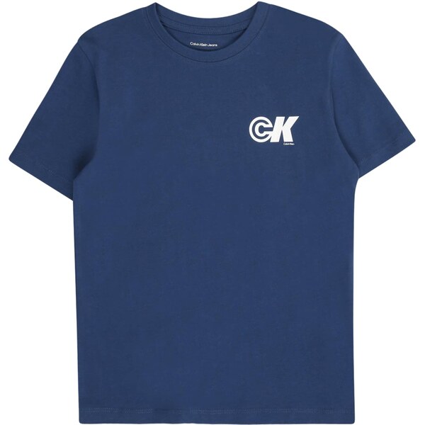 Calvin Klein Jeans Tričko Seasonal modrá / biela 64255796