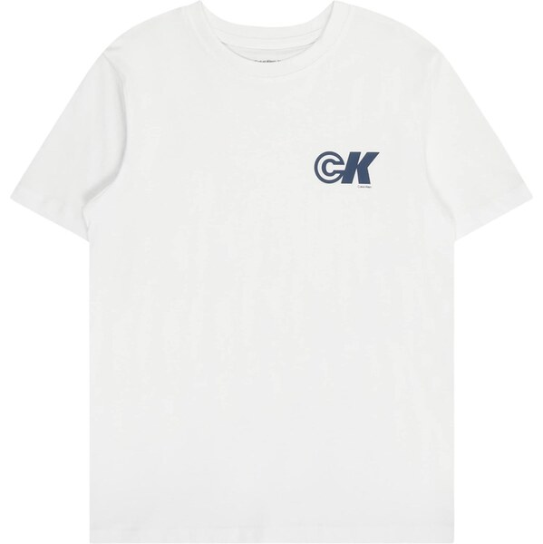 Calvin Klein Jeans Tričko SEASONAL tmavomodrá / šedobiela 64255798