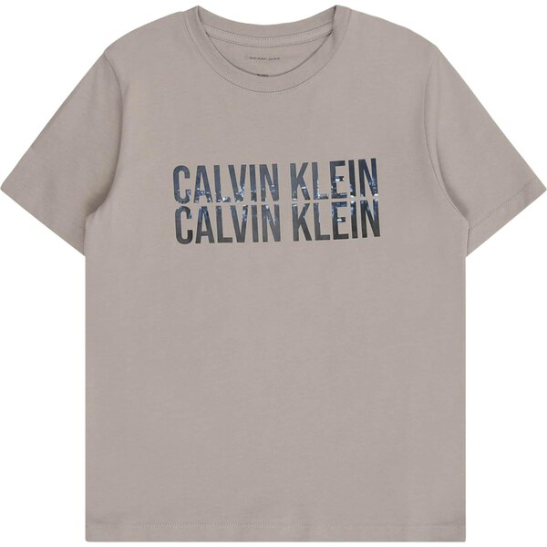 Calvin Klein Jeans Tričko sivá / čierna 64255825
