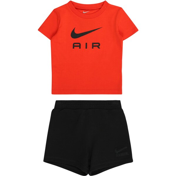 Nike Sportswear Set AIR oranžovo červená / čierna 64255952