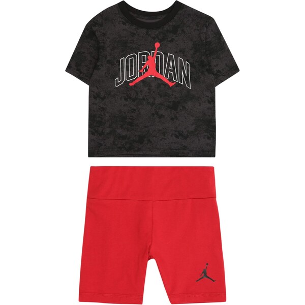 Jordan Set FLIGHT jasne červená / čierna melírovaná / biela 65678406