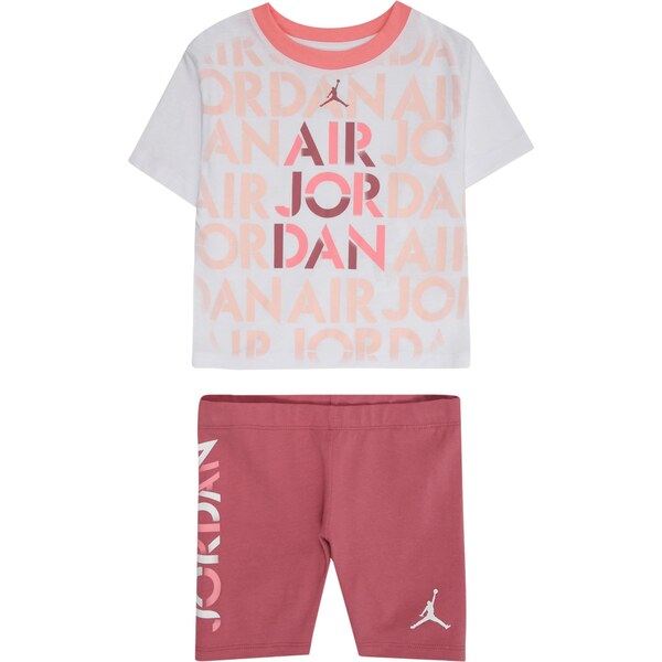 Jordan Set FOCUS koralová / svetloružová / čerešňová / biela 65882517