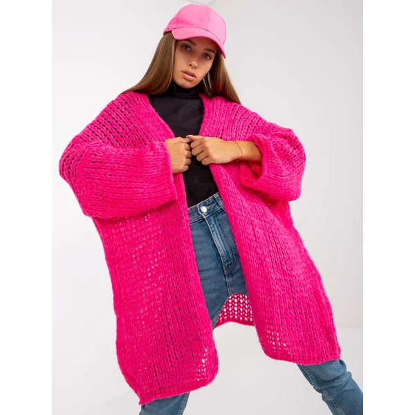 FPrice Dámsky sveter TW SW BI M2202 fluo ružový 49746142