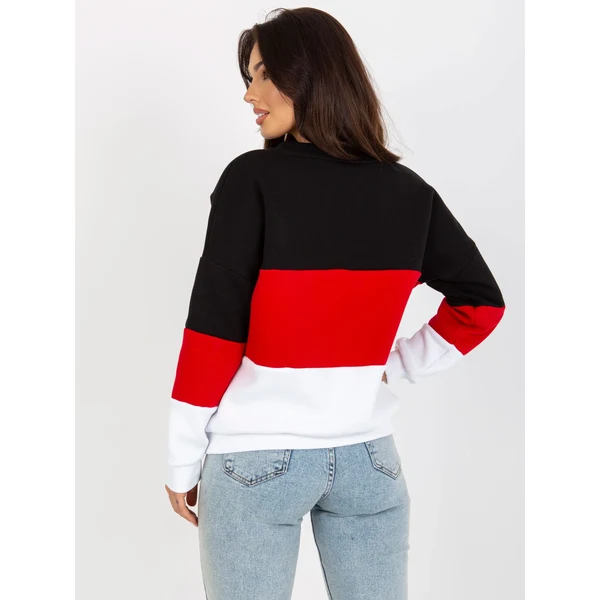 FPrice Mikina RV BL 8377.89 čierna a červená 49746744