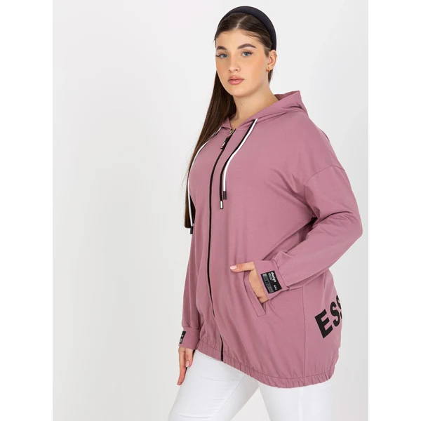 FPrice Mikina RV BL 8277.28 tmavo ružová 49747012