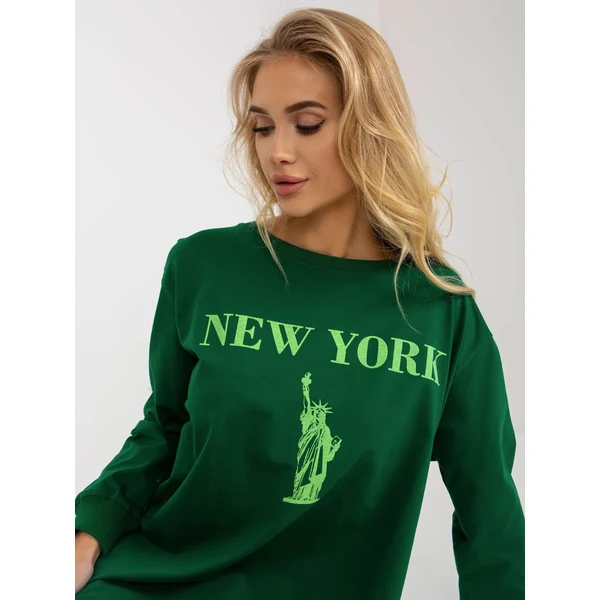 FPrice Mikina VI BL 3212.15x tmavo zelená 49747323