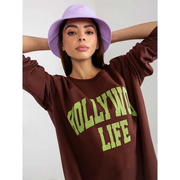 FPrice Mikina VI BL 3102.01P tmavo hnedá 61293264