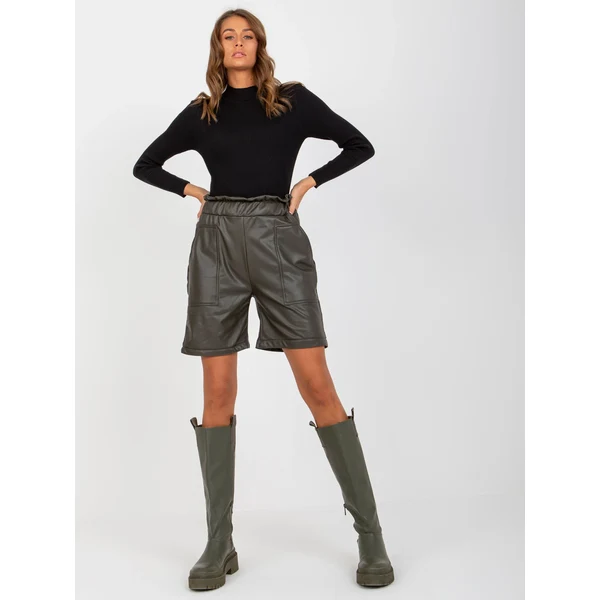 FPrice Šortky VI SN 155.65P tmavá khaki 49747424