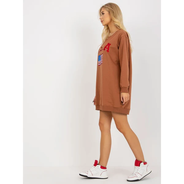 FPrice Mikina VI BL 3192.23P svetlo hnedá 49747937