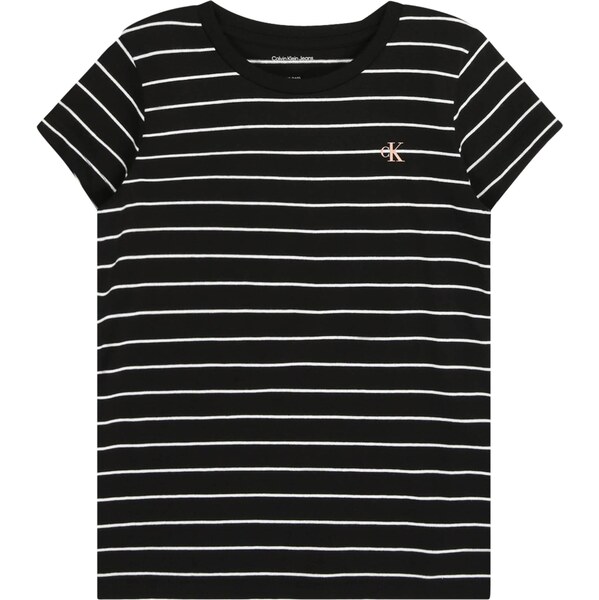 Calvin Klein Jeans Tričko čierna / biela 64255819