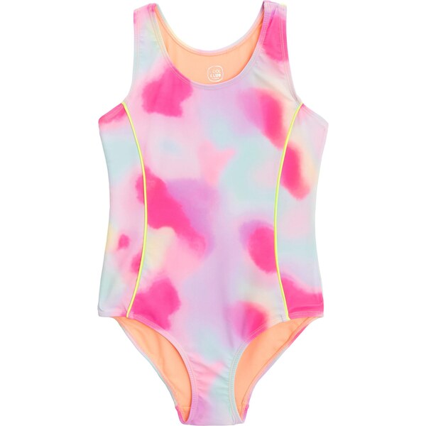 Cool Club Jednodielne plavky svetlomodrá / fialová / marhuľová / 64254273