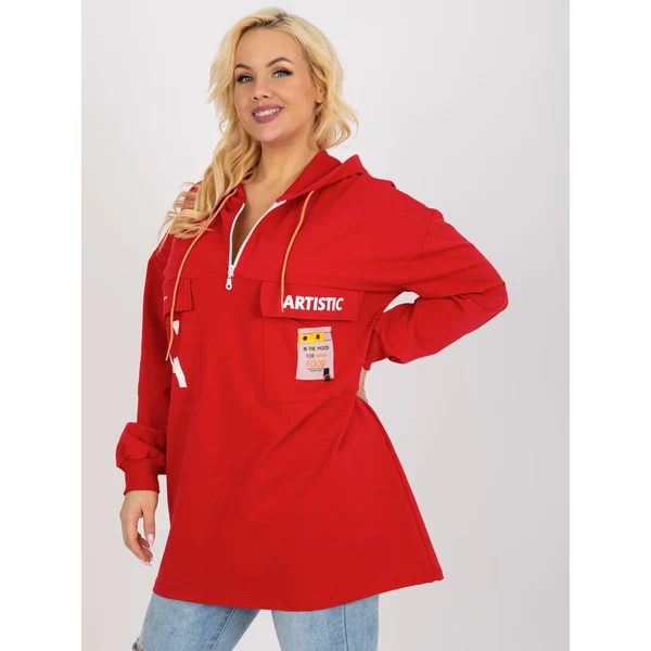 FPrice Mikina RV BL 8258.34 červená 49794249