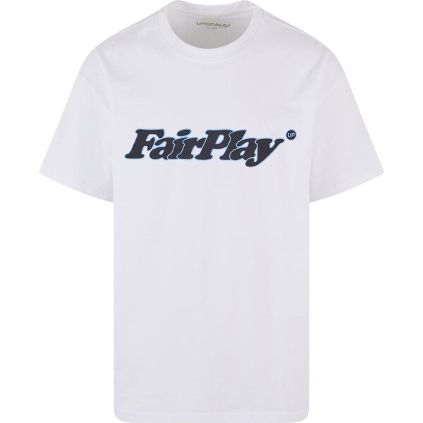 MT Upscale Tričko Play Fair svetlomodrá / tmavomodrá / biela 65643069
