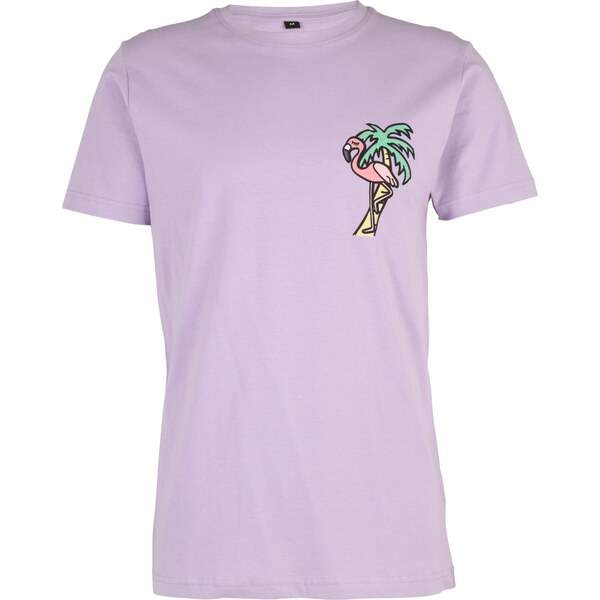 Mister Tee Tričko Flamingo mätová / orgovánová / ružová / čierna 65693981
