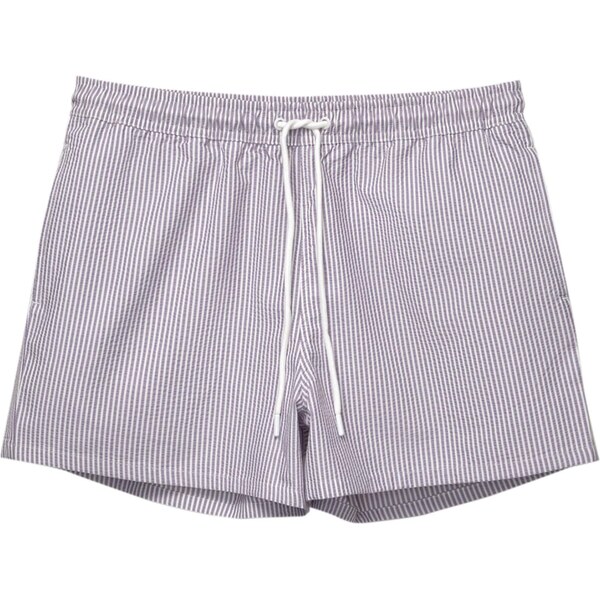 Pull&Bear Plavecké šortky fialová / biela 64266686