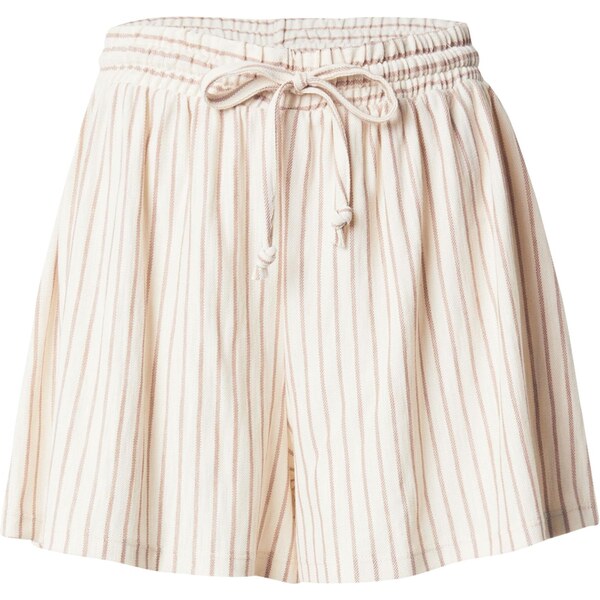 ABOUT YOU Nohavice Lina hnedá / biela 65882497