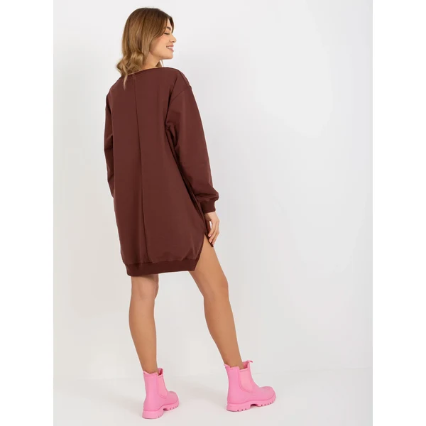 FPrice Mikina VI BL 3102.01P hnedá a ružová 49941593