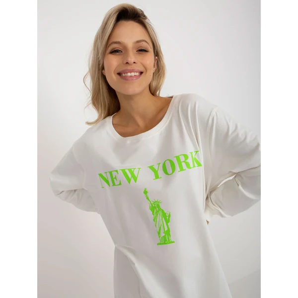 FPrice Mikina VI BL 3212.15X bielo-zelená 49862262