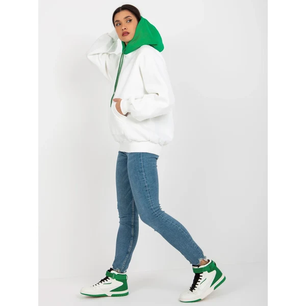 FPrice Mikina EM BL 696.68 bielo zelená 49862273