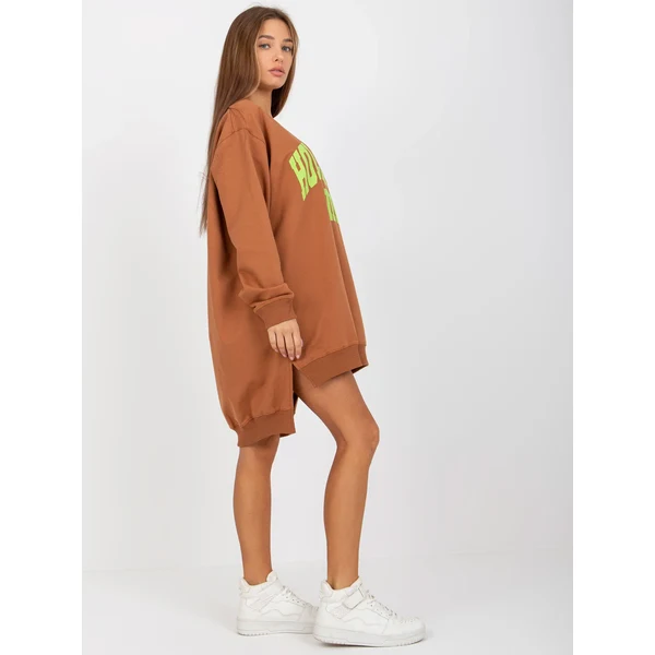 FPrice Mikina VI BL 3102.01P hnedo-zelená 62305630