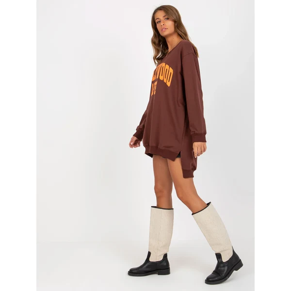 FPrice Mikina VI BL 3102.01P hnedo-oranžová 62305631