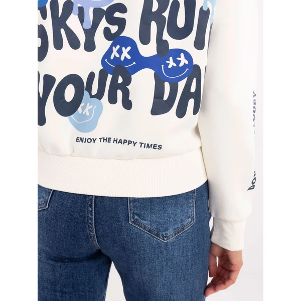 FPrice Mikina D10600T02695A biela 62305664