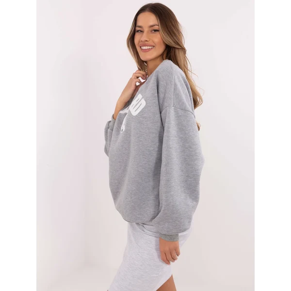 FPrice Mikina EM BL 617 16.01X melange sivá 62305785