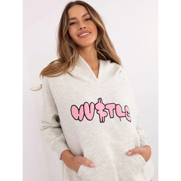 FPrice Mikina EM BL 881.16 svetlo šedá 62305781