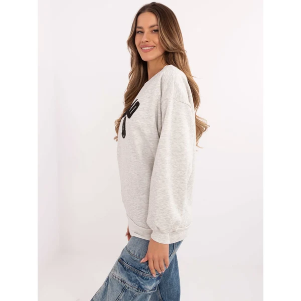 FPrice Mikina EM BL 617 16.01X svetlo šedá 62305787