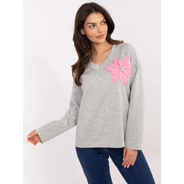 FPrice Mikina MI BL M6101.44 sivá 62483319