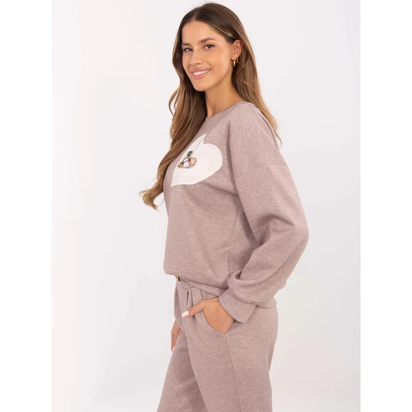 FPrice Mikina DHJ BL 20322.72 dark lilac 62306079