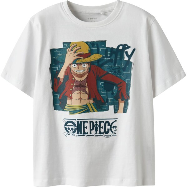 NAME IT Tričko NKMJob šafránová / petrolejová / karmínovo červená / 64265365