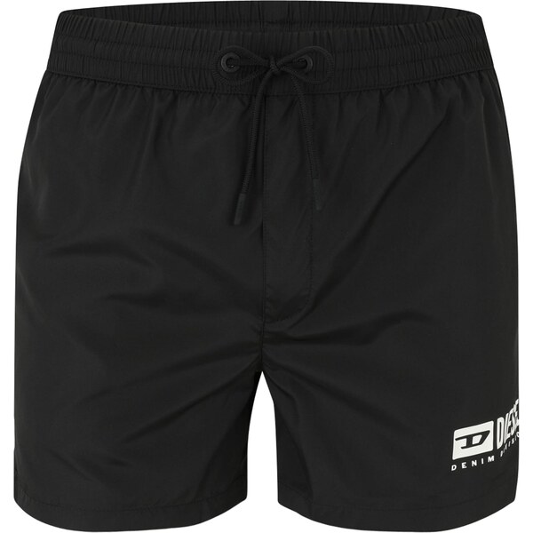 DIESEL Plavecké šortky KEN-37-D-BOX čierna / biela 64865972