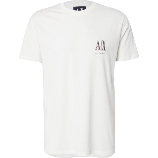 ARMANI EXCHANGE Tričko tmavošedá / biela 64266777