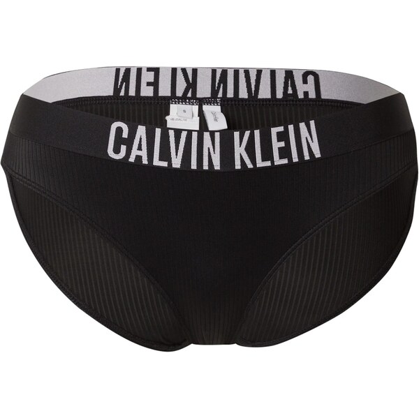 Calvin Klein Swimwear Bikinové nohavičky čierna / šedobiela 64266767