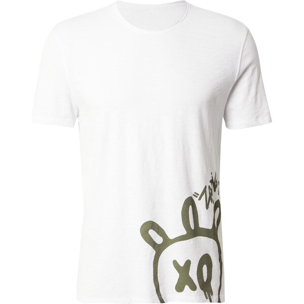 Zadig & Voltaire Tričko STOCKLY olivová / biela 64960056