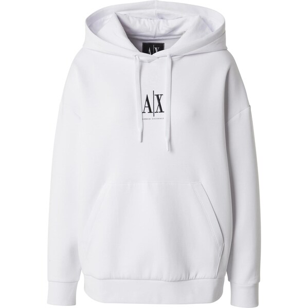 ARMANI EXCHANGE Mikina čierna / biela 65139038