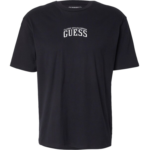 GUESS Tričko tmavomodrá / biela 64266817