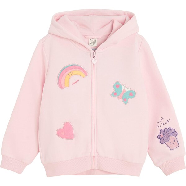 Cool Club Tepláková bunda tyrkysová / fialová / oranžová / rosé 64427919