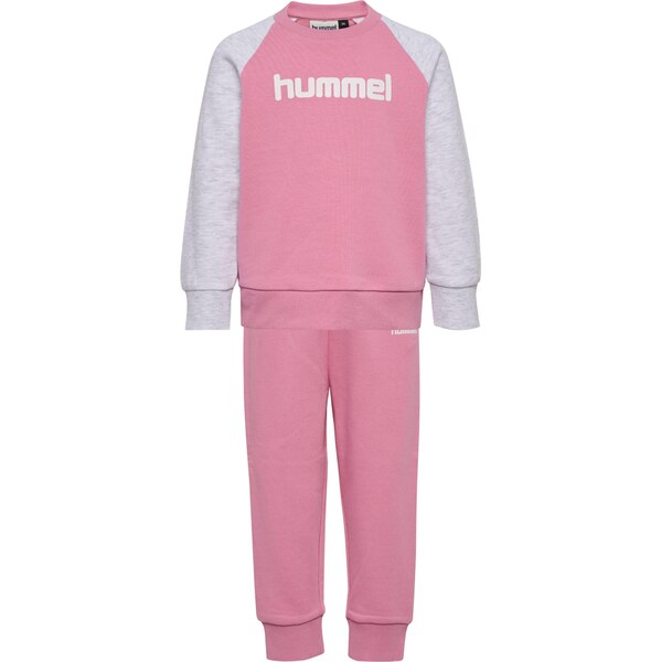 Hummel Tréningový komplet svetlosivá / svetloružová / biela 64266905
