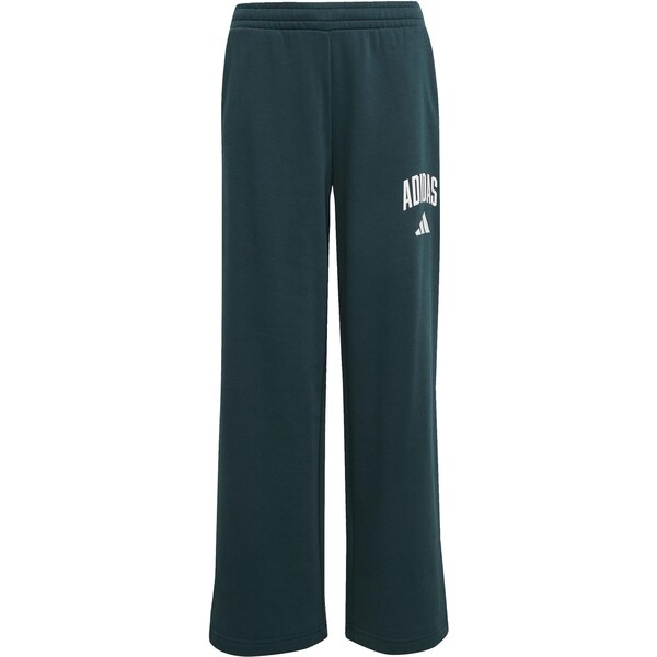 ADIDAS SPORTSWEAR Športové nohavice tmavozelená / biela 64273496