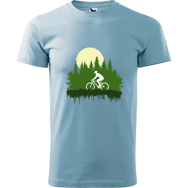 Handel Tričko - Cyklista a les 64269071
