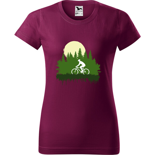 Handel Tričko - Cyklista a les 64269072