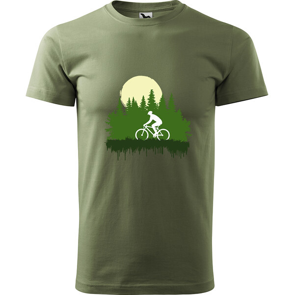 Handel Tričko - Cyklista a les 64269073