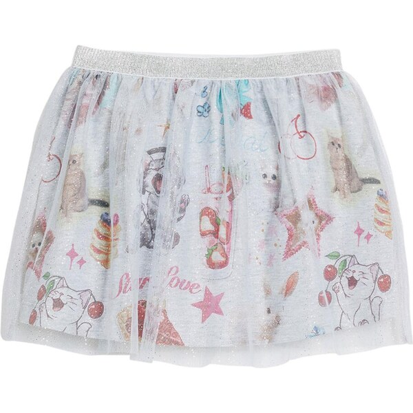 Desigual Sukňa béžová / červená / čierna / biela 64273562