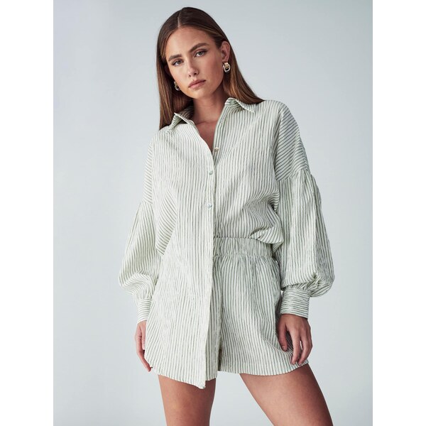 St MRLO Nohavice KADY SHORTS krémová / olivová 64472498