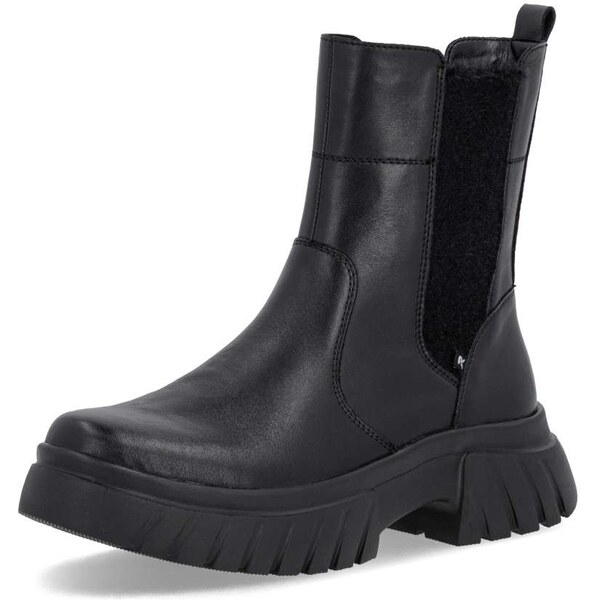 Dámska členková obuv RIEKER W1876-00 čierna W5 64278604